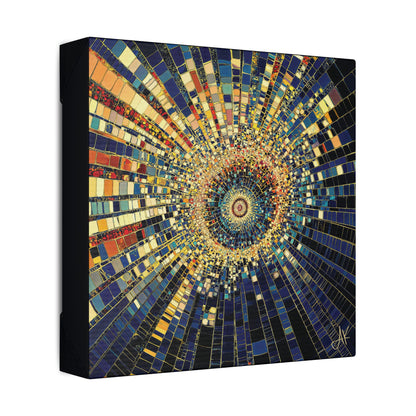 "Mosaic Burst", Stretched Classic Canvas Fine Art Print