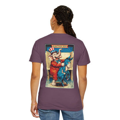 "MAGA Spanked the Donkeys 2024", Unisex T-shirt (Dark Colors)