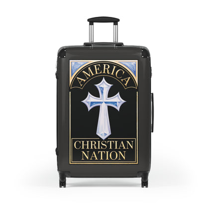 "America Christian Nation" #22 Suitcases (Jet Black)
