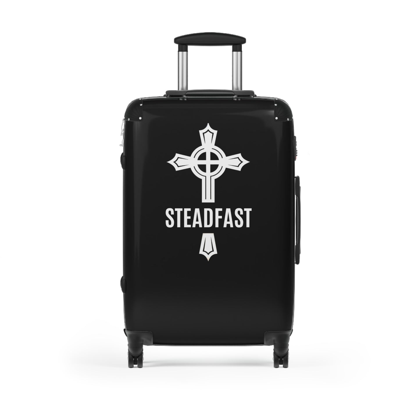 "Steadfast Cross", Suitcases (Black)
