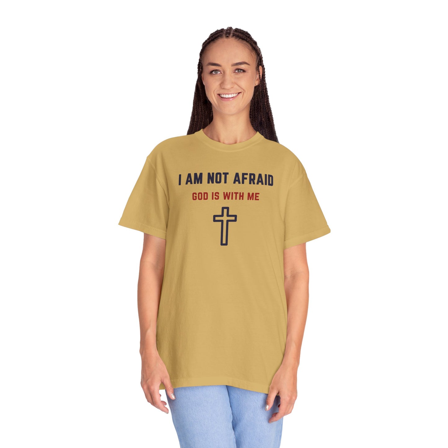 "I am not Afraid", Unisex T-shirt (Light Colors)