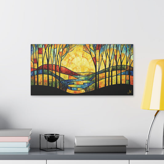 "The Golden Age of Trump", Stretched Classic Canvas Fine Art Print