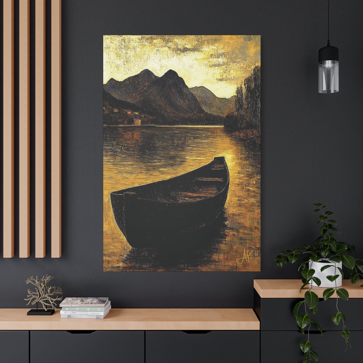 "By Oar and Tide: Ancient Gaelic Highways", Fine Art Matte Canvas, Stretched, 1.25"