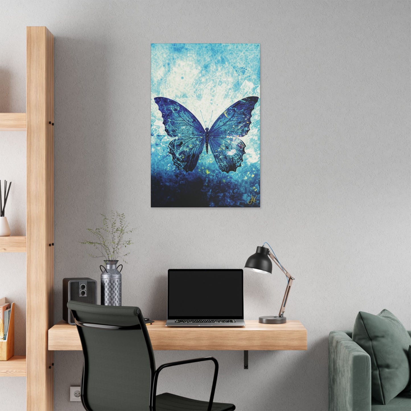 "Reborn" 2 Corinthians 5:17 (KJV), Stretched Classic Canvas Fine Art Print