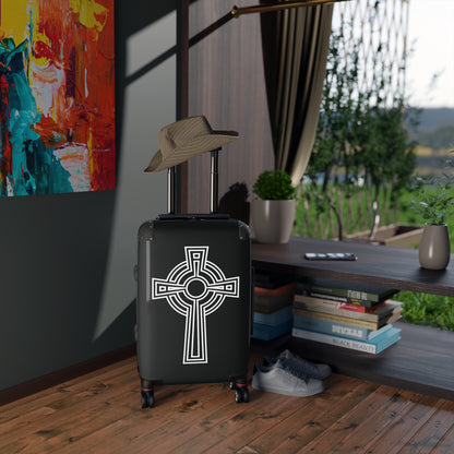 "A Simple High Cross", Suitcases (Black)