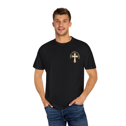 "USA Gold Cross", Unisex T-shirt