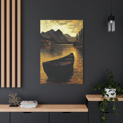 "By Oar and Tide: Ancient Gaelic Highways", Fine Art Matte Canvas, Stretched, 1.25"