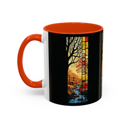 "Realization at 5", Colorful Mugs (11oz, 15oz)