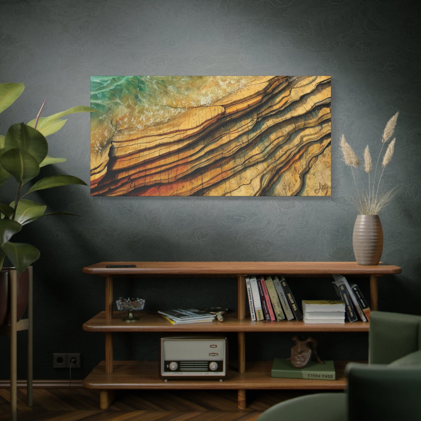 "Tales Spoken by Land & Sea", Fine Art Matte Canvas, Stretched, 1.25"