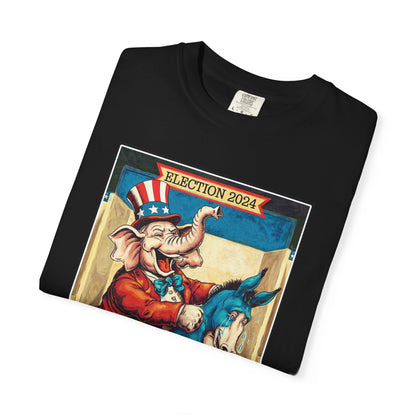 "MAGA Spanked the Donkeys 2024", Unisex T-shirt (Dark Colors)