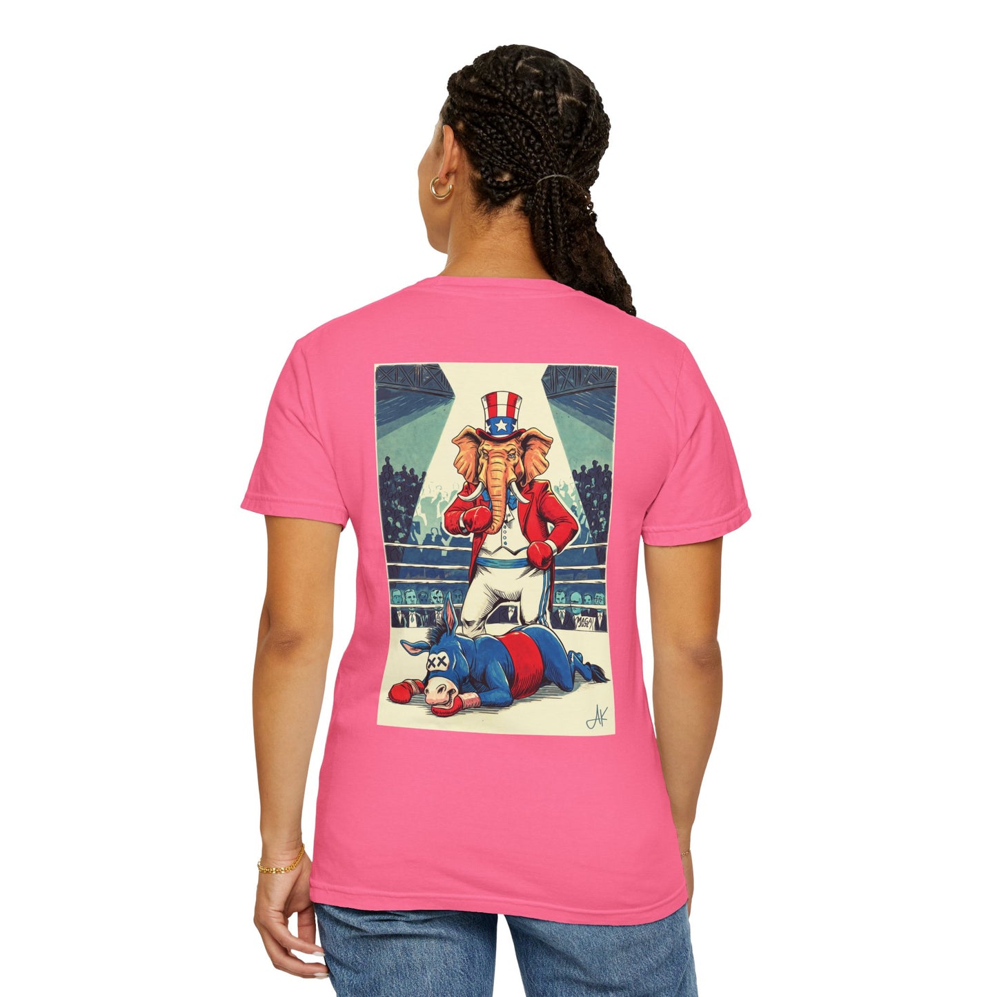 "Brutal Woke Knockout 2024", Unisex T-shirt (Dark Colors)