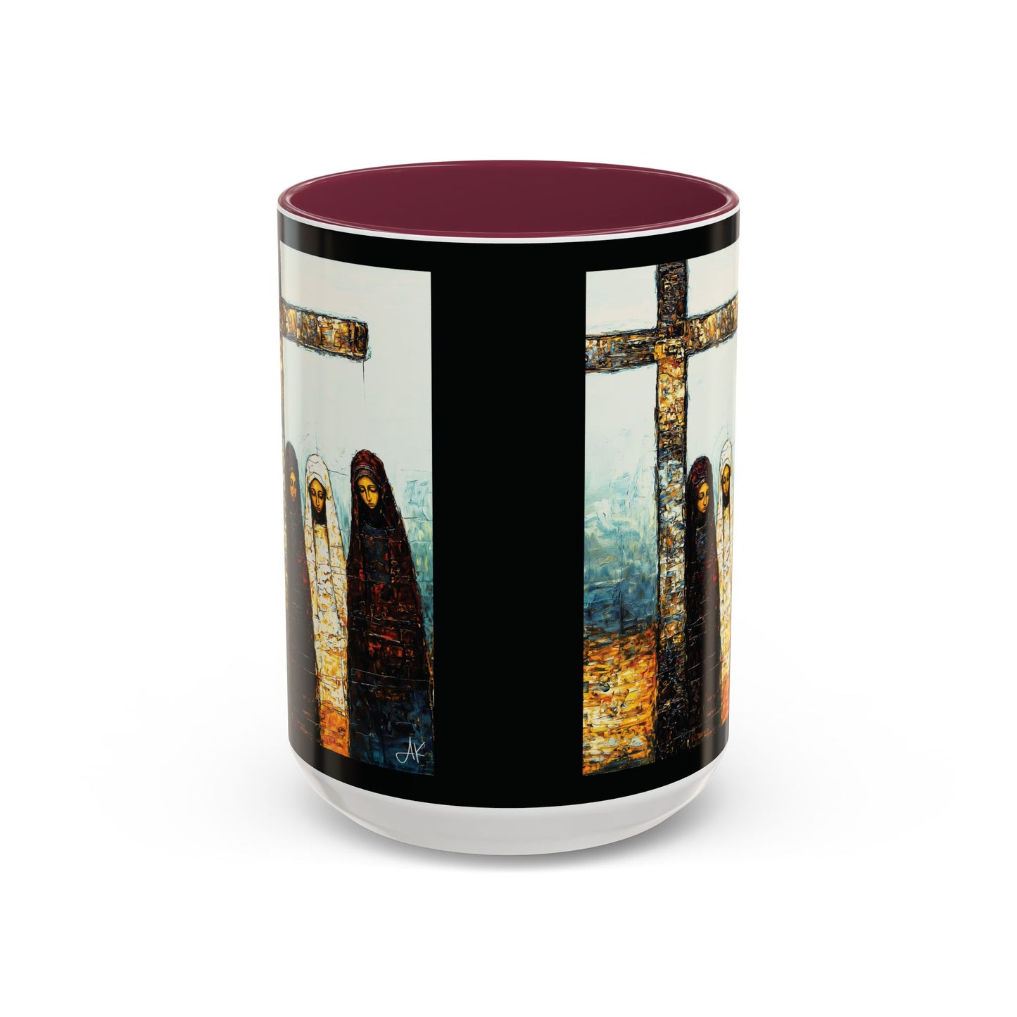 "At-the-Foot of the Cross - John 19:25", Colorful Mugs (11oz & 15oz)