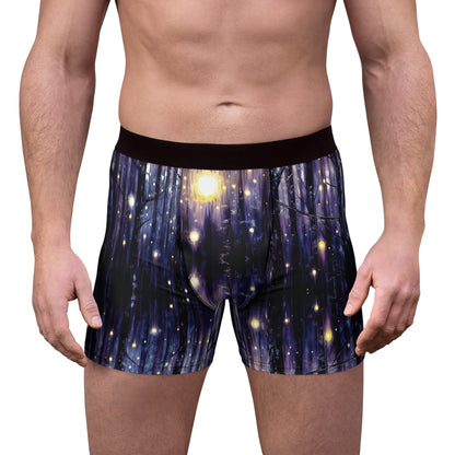 "Lights of the Forest", Men's Boxer Briefs