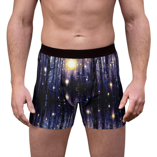 "Lights of the Forest", Men's Boxer Briefs
