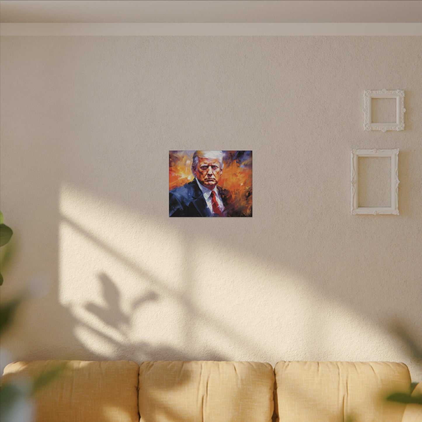"Trump Portrait No. 9", Stretched Matte Canvas Fine Art Print