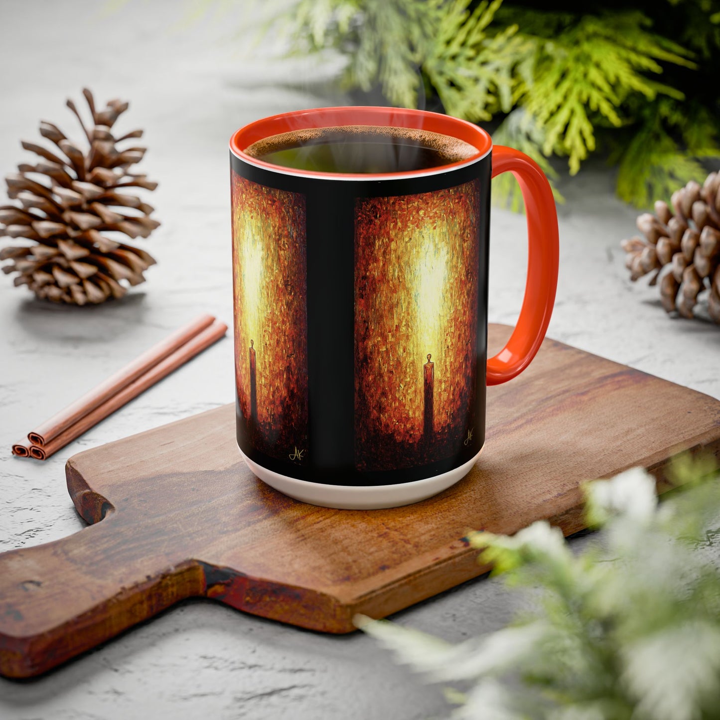 "Born of His Light", Colorful Mugs (11oz, 15oz)