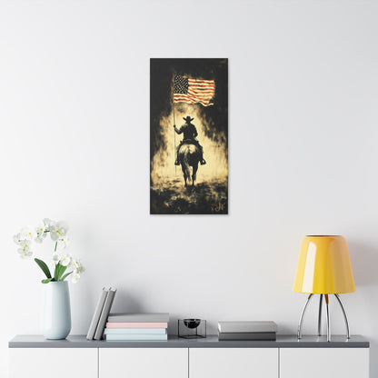 "Holding the Line", Stretched Classic Canvas Fine Art Print