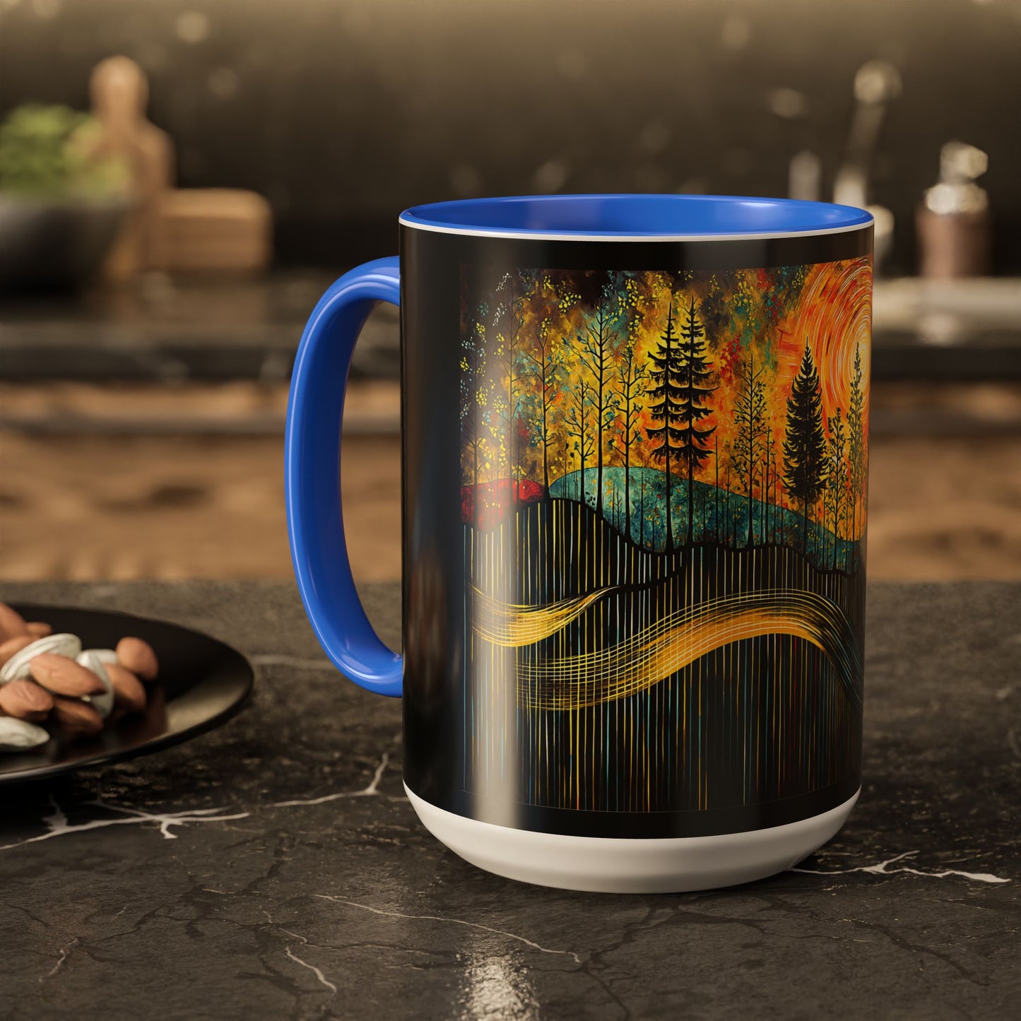 "Sacred Resonance", Colorful Mugs (11oz, 15oz)