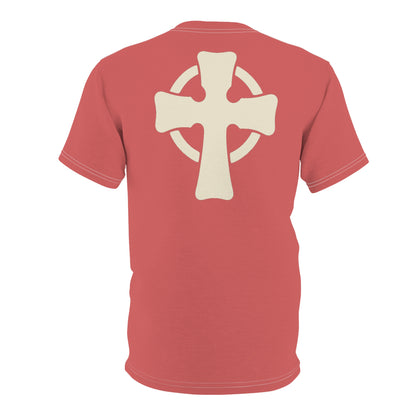 "Retro Jesus", Unisex T-shirt (Faded Cherry)