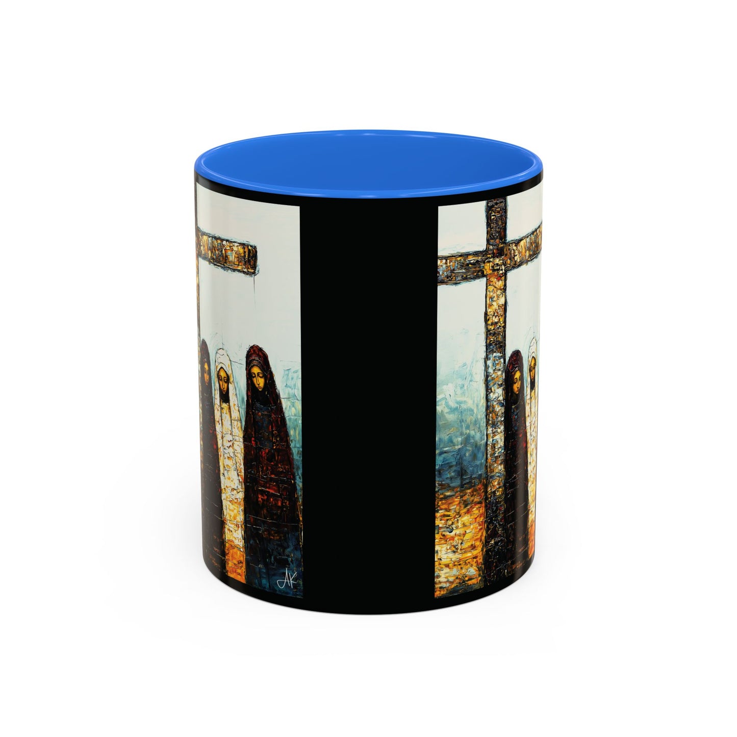 "At-the-Foot of the Cross - John 19:25", Colorful Mugs (11oz & 15oz)