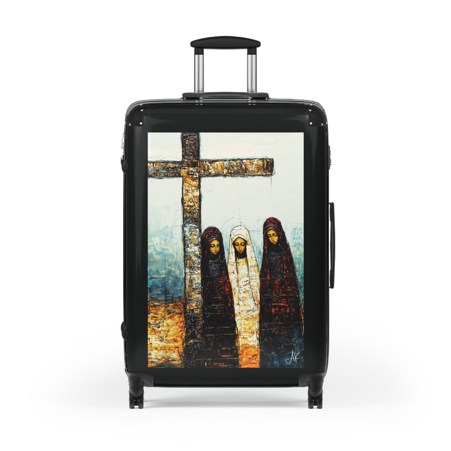 "At-the-Foot of the Cross - John 19:25", Suitcases (Black)