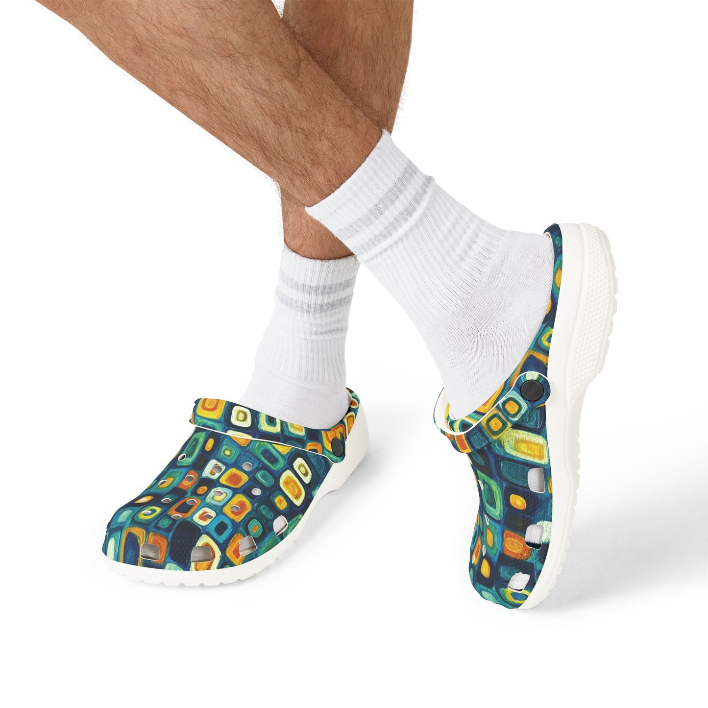 "Soul Mosaic", Foam Rubber Clogs