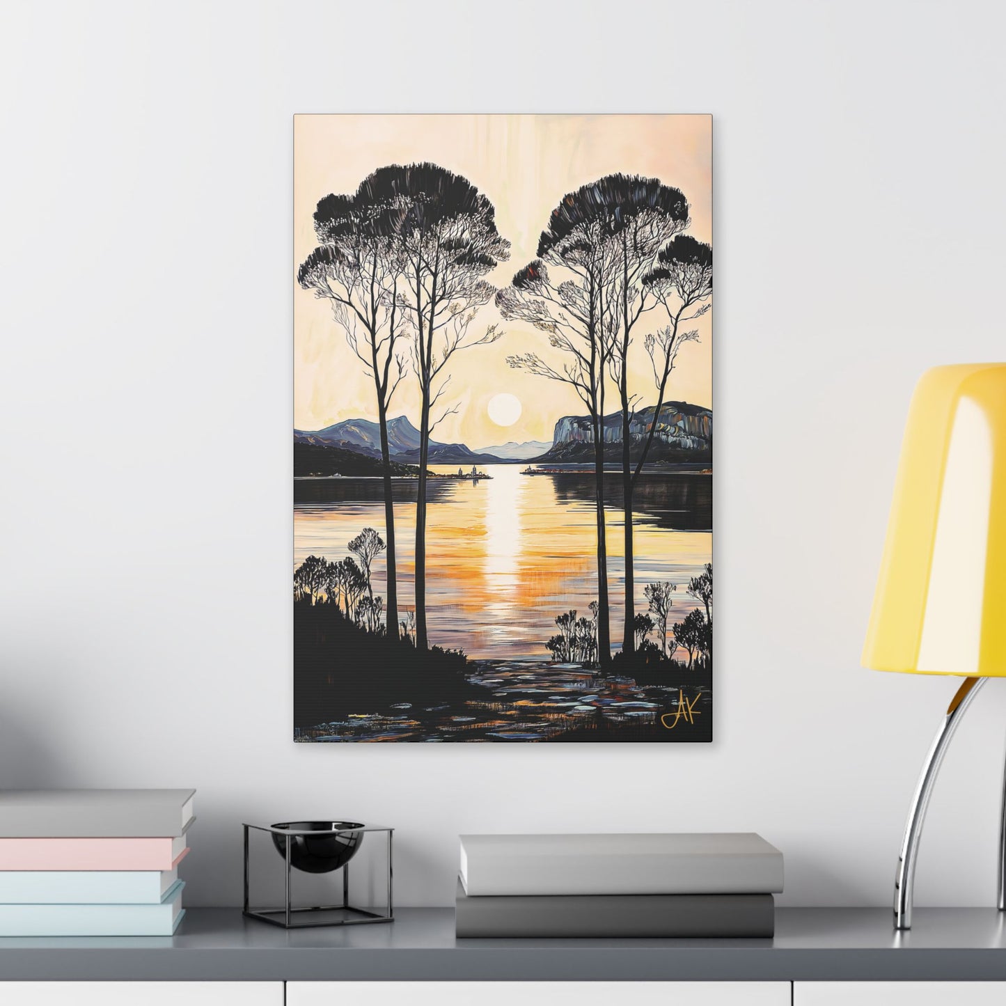 "Gentle Sound", Stretched Classic Canvas Fine Art Print