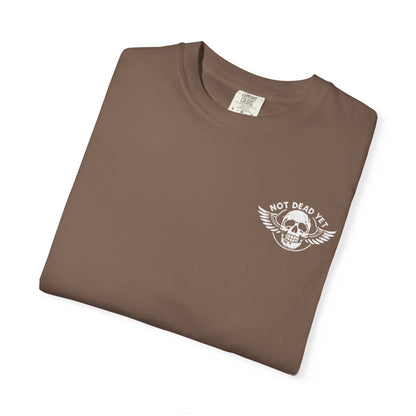 "Not Dead Yet - Winged Skull", Unisex T-shirt