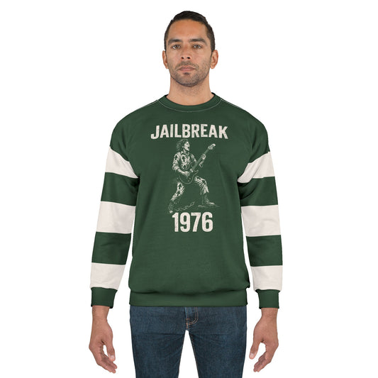 "Jailbreak 1976", Unisex Sweatshirt (Monsoon Green)