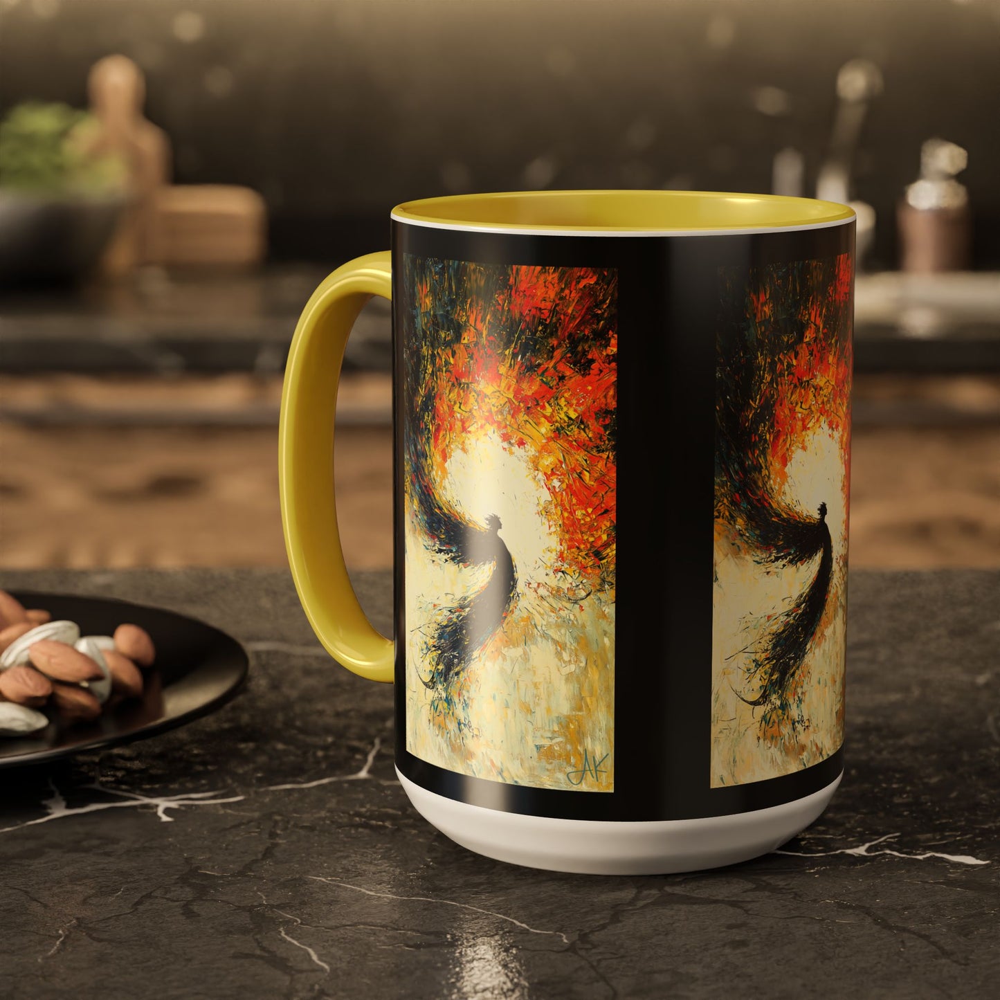 "Seraphic Aegis", Colorful Mugs (11oz, 15oz)