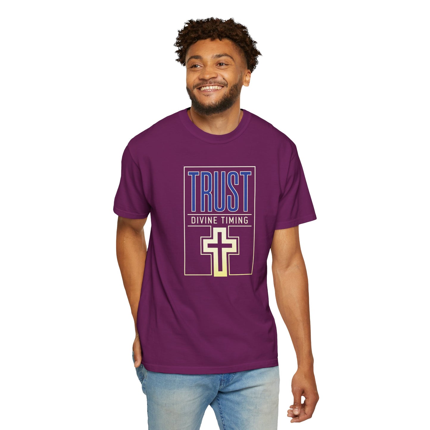 "Trust Divine Timing" #01, Unisex T-shirt