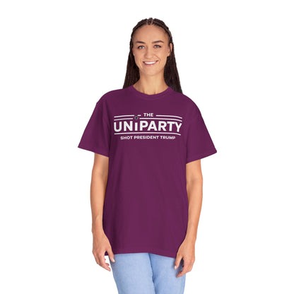 "The Uniparty Shot President Trump" #03, Unisex T-shirt