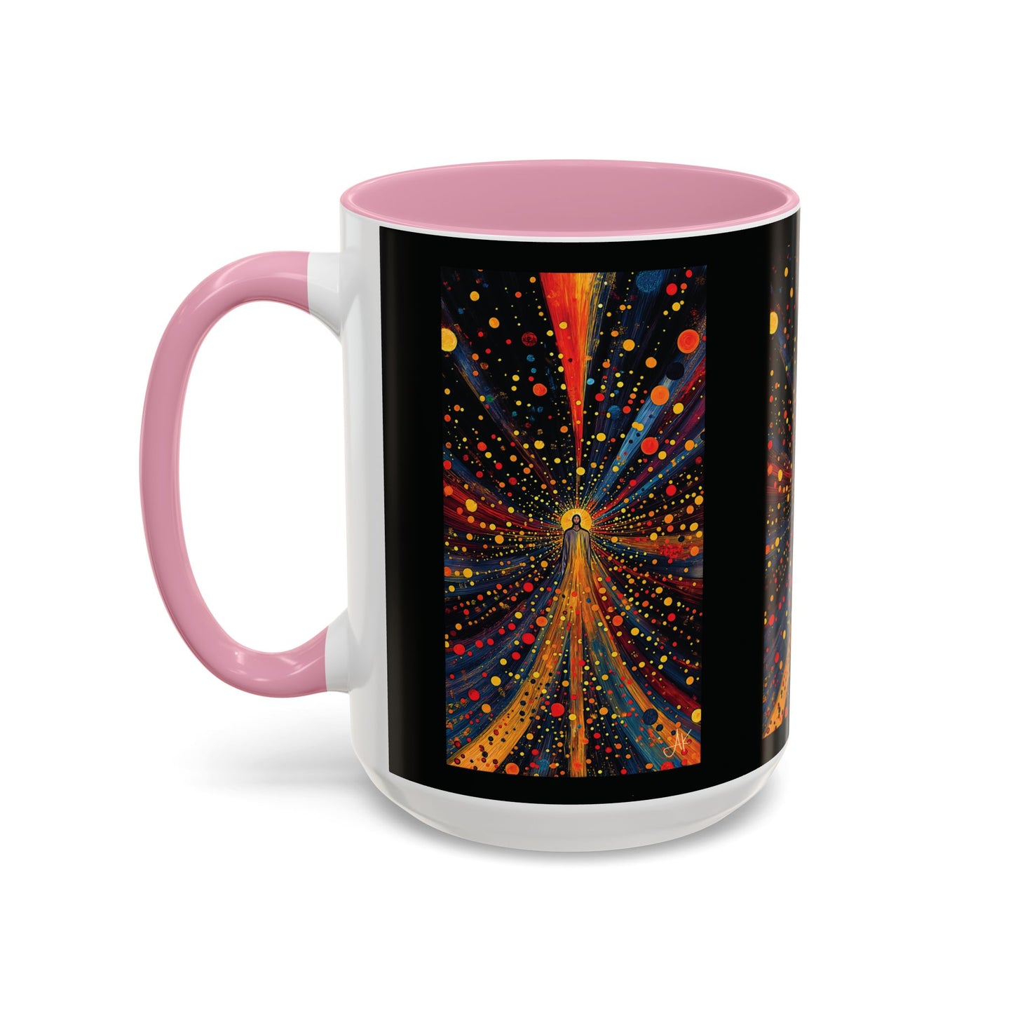 "Illuminated by Grace - 2 Corinthians 4:6", Colorful Mugs (11oz & 15oz)