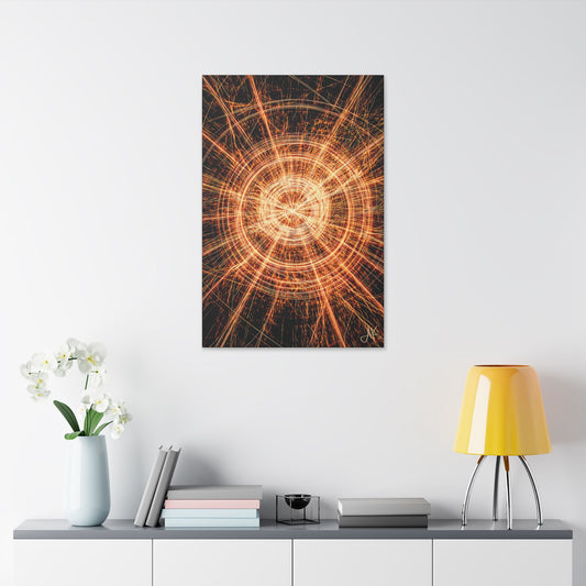 "His Light After Darkness", Stretched Classic Canvas Fine Art Print