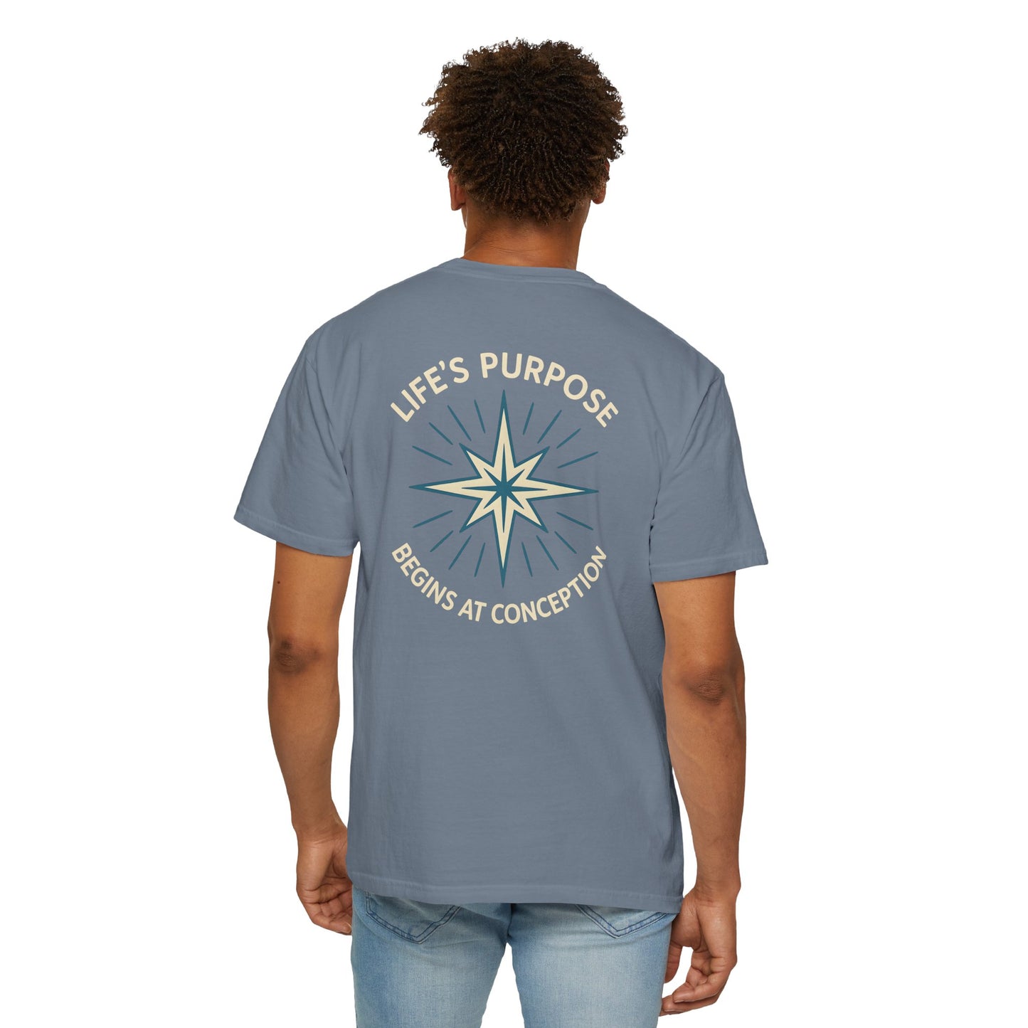 "Life's Purpose Begins at Conception #01", Unisex T-shirt