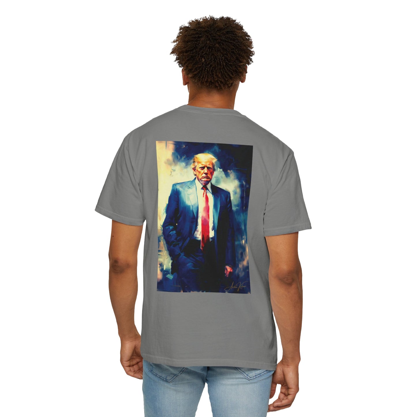 "Trump Portrait No. 6", Unisex T-shirt (Light Colors)