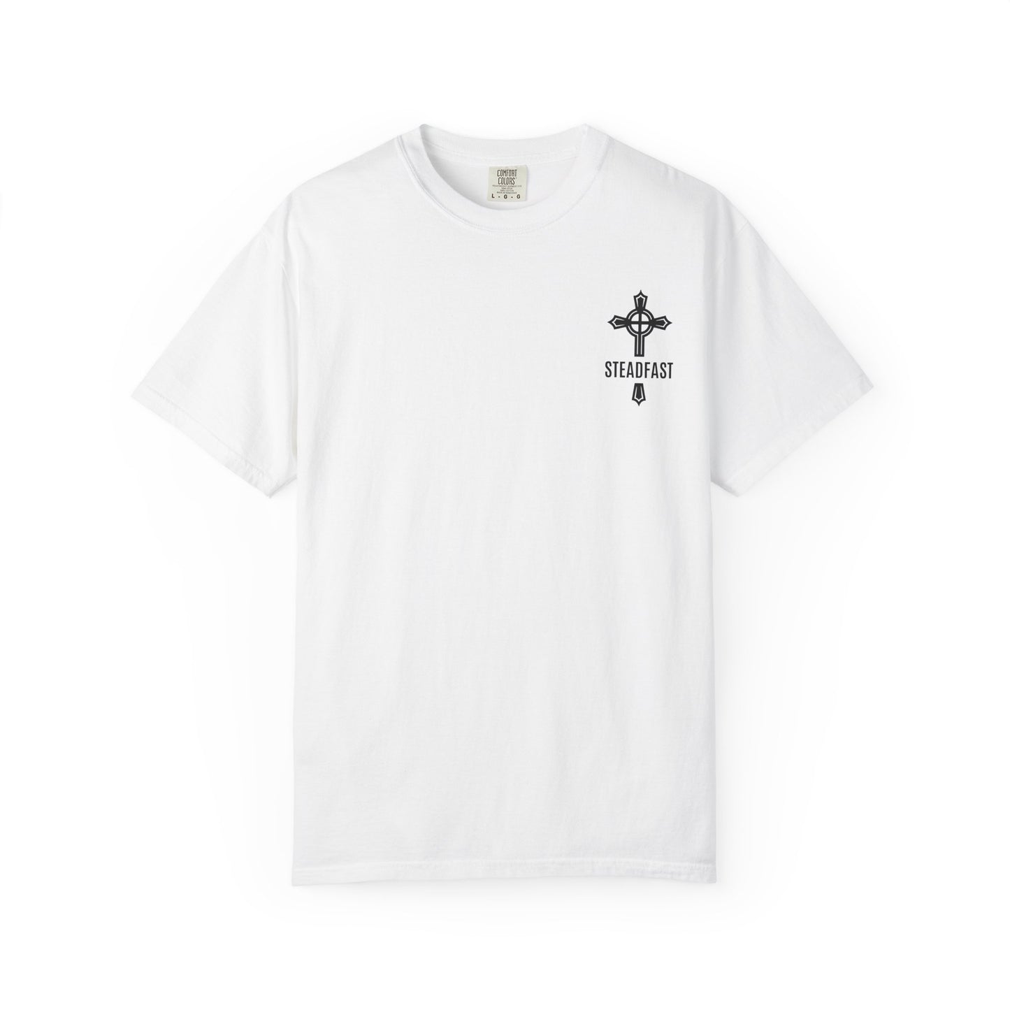 "Steadfast Cross in Black", Unisex T-shirt