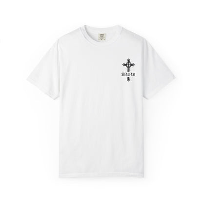 "Steadfast Cross in Black", Unisex T-shirt