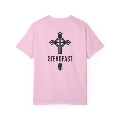 "Steadfast Cross in Black", Unisex T-shirt