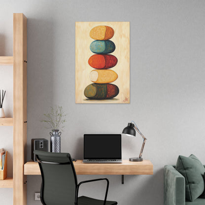 "Sacred Stack" #02, Stretched Classic Canvas Fine Art Print