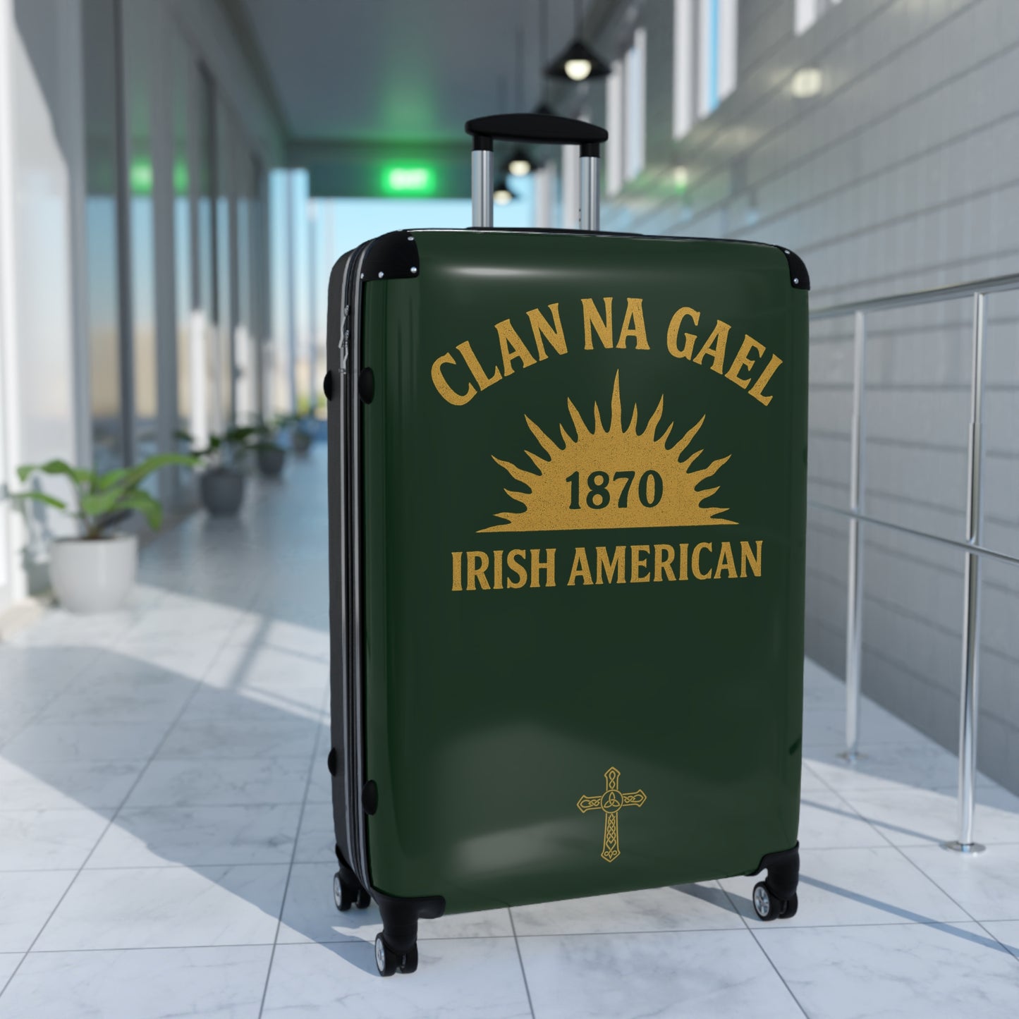 "Clan na Gael - Irish American", Suitcase (Fenian Green)