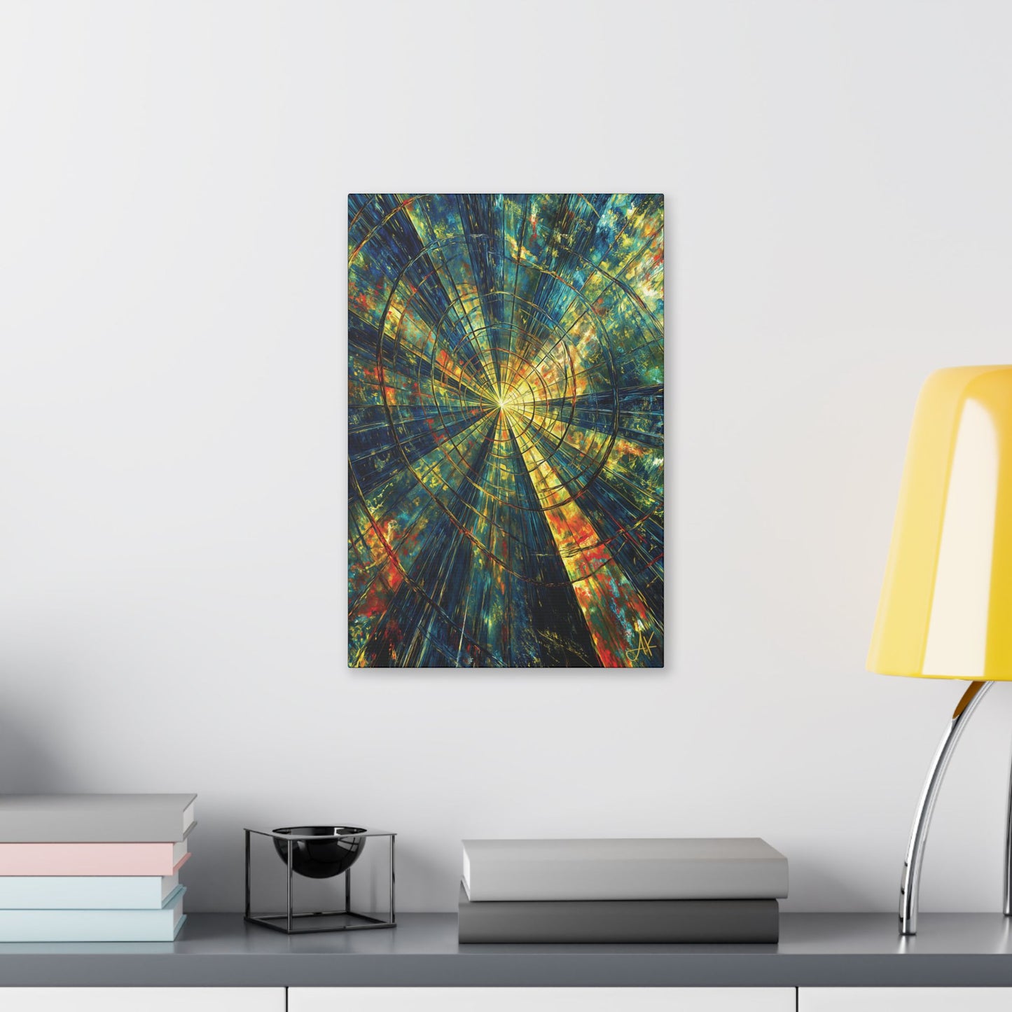 "Afterlife Judgement", Stretched Classic Canvas Fine Art Print