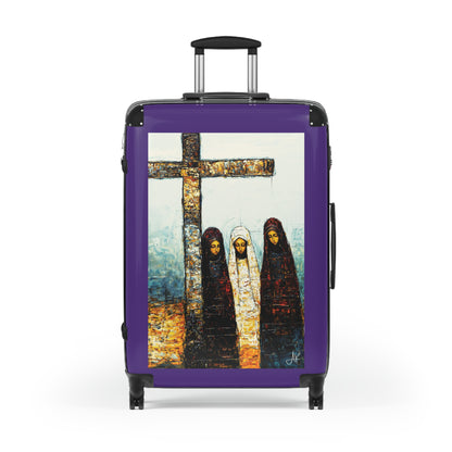 "At-the-Foot of the Cross - John 19:25", Suitcases (Purple)