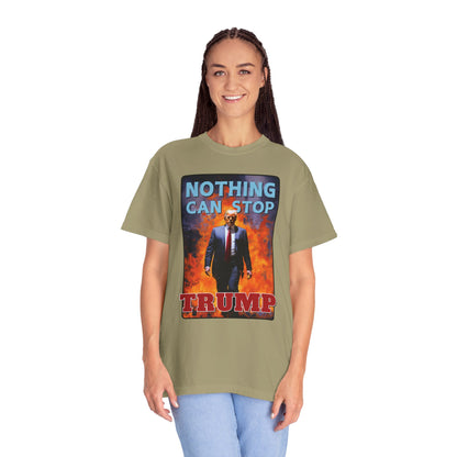 "Nothing Can Stop Trump", Unisex T-shirt (Light Colors)