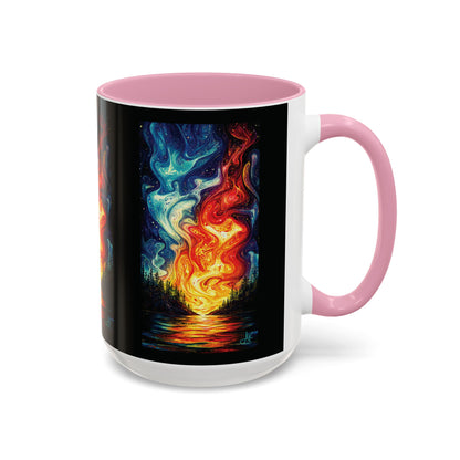 "Naomh Solus (Gaelic) - Sacred Light (English)", Colorful Mugs (11oz, 15oz)