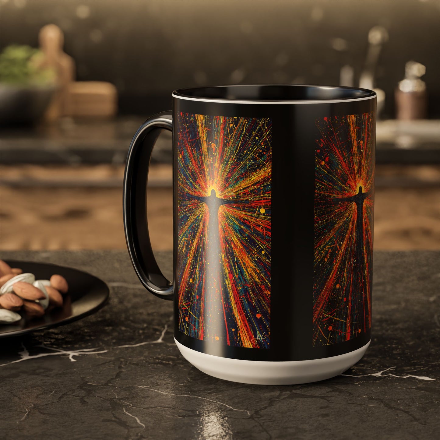 "Born Again in His Radiance - Isaiah 60:1", Colorful Mugs (11oz & 15oz)