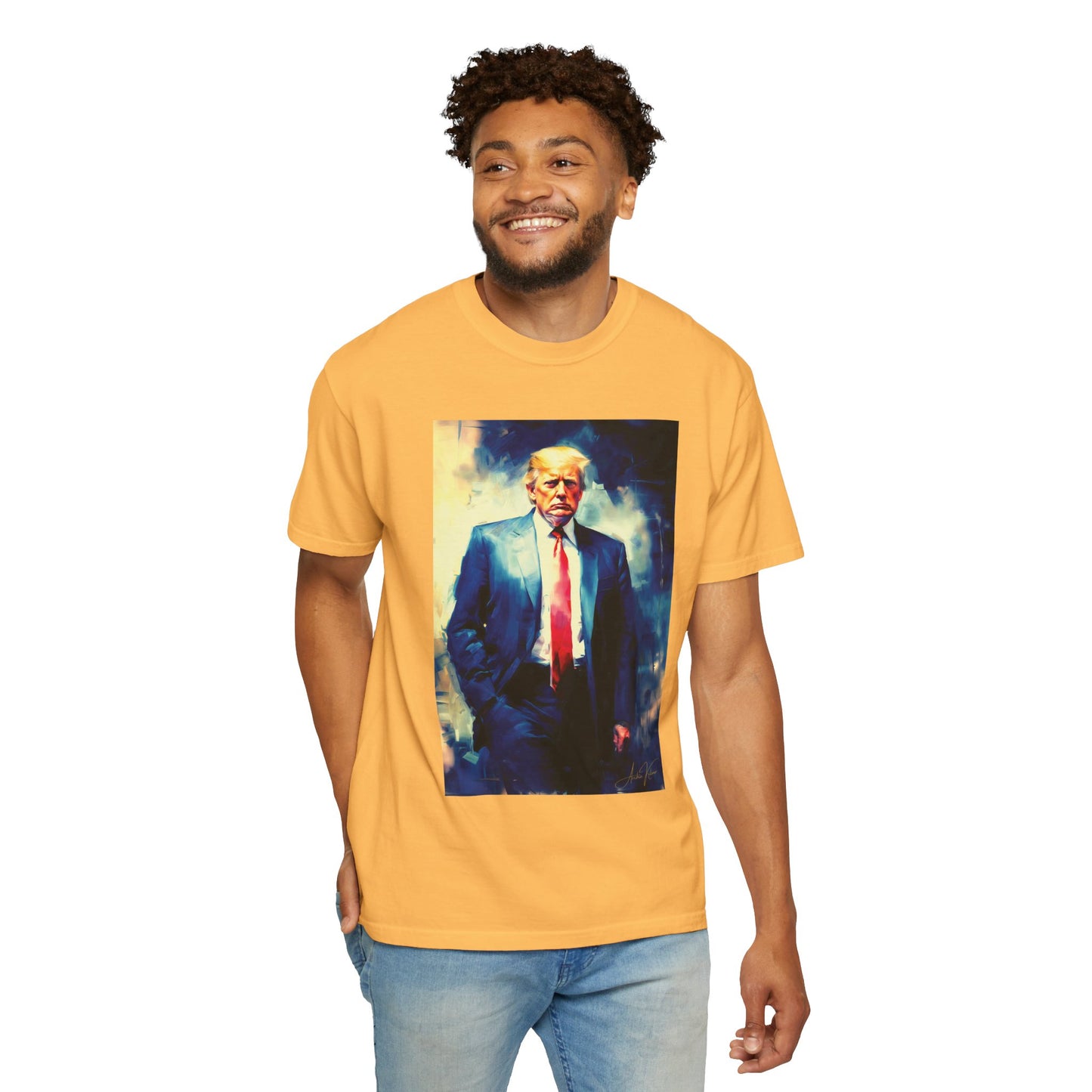 "Trump Portrait No. 6", Unisex T-shirt (Light Colors)