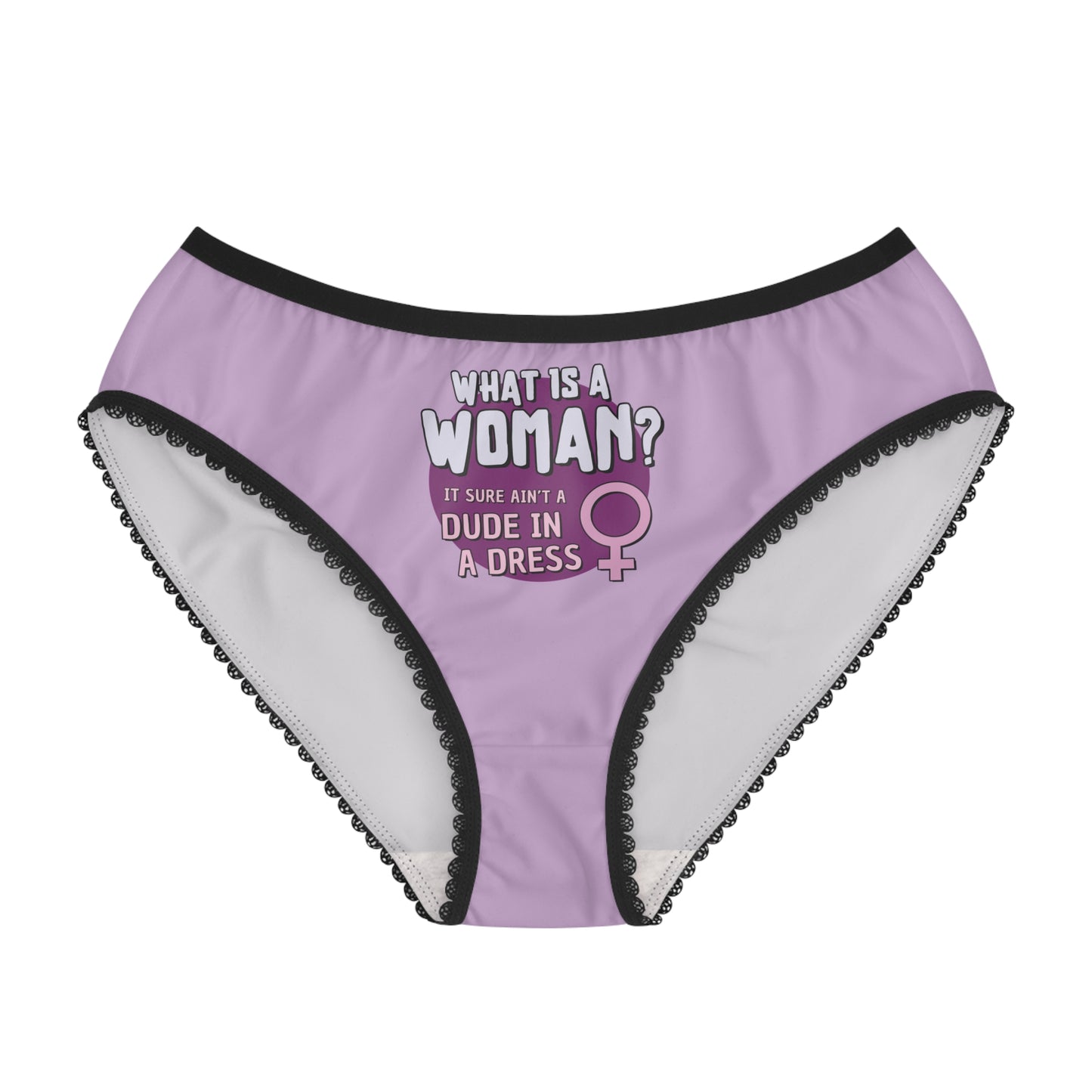 "What is a Woman" #01, Women's Briefs (Mauve)