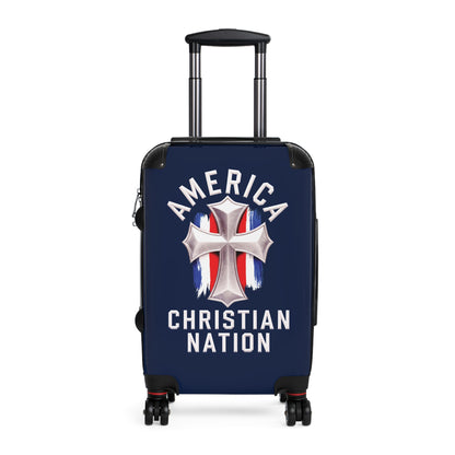 "America - Christian Nation" #01, Suitcases (Dark Blue)