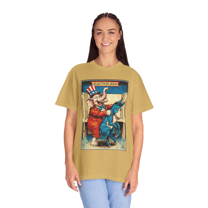 "MAGA Spanked the Donkeys 2024", Unisex T-shirt (Light Colors)